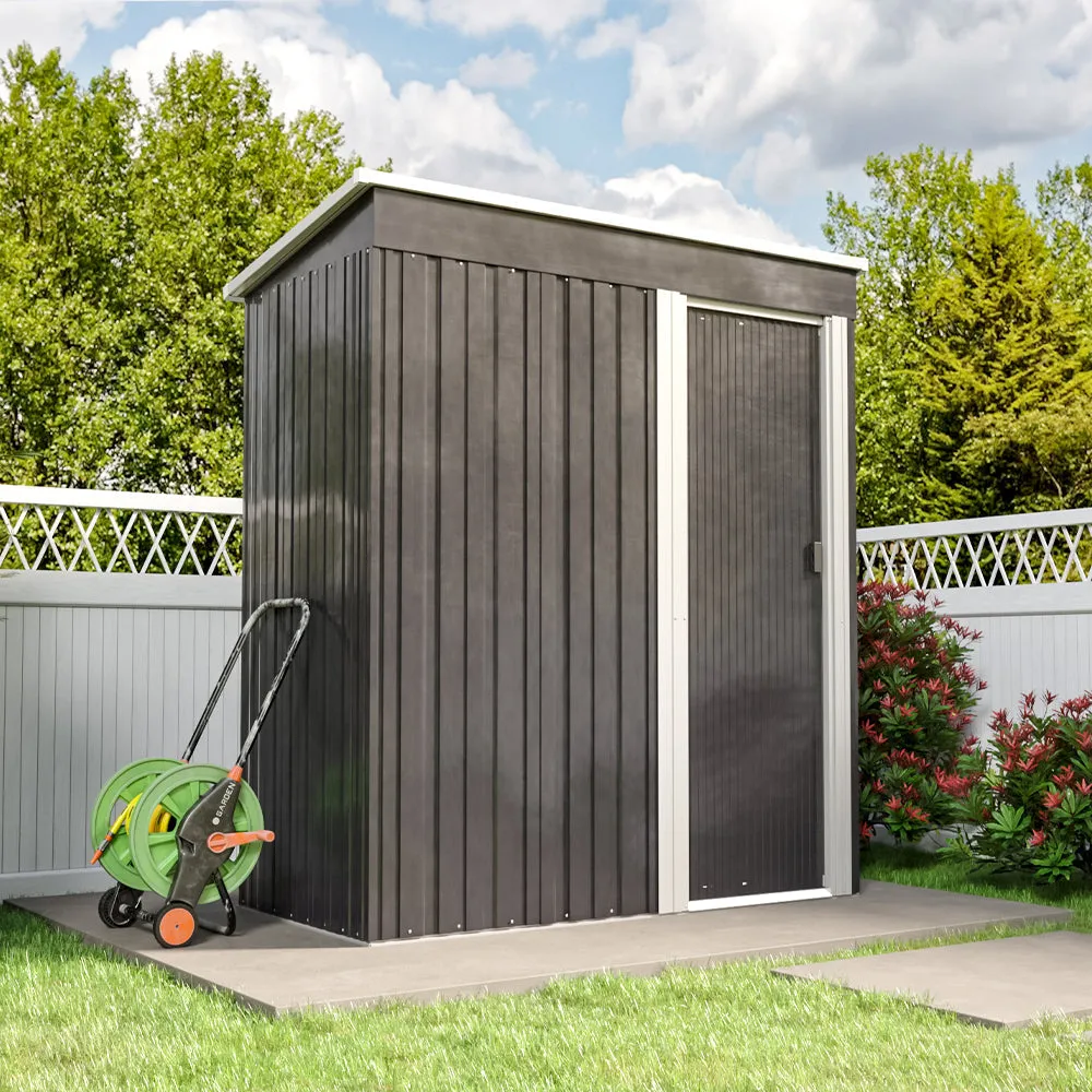 Metal Garden Shed Outdoor Tool Storage Organizer Small House