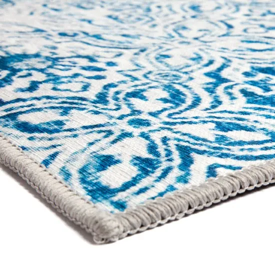 Mozaic Tiles Blue Floor Mat