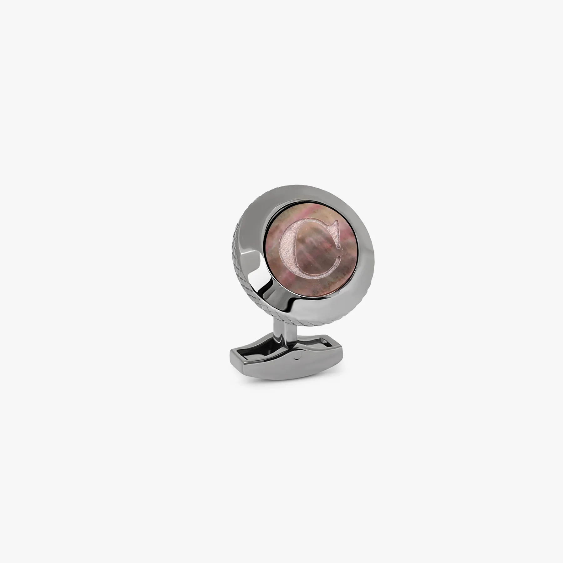 Personalised Single Initial Cufflink - C
