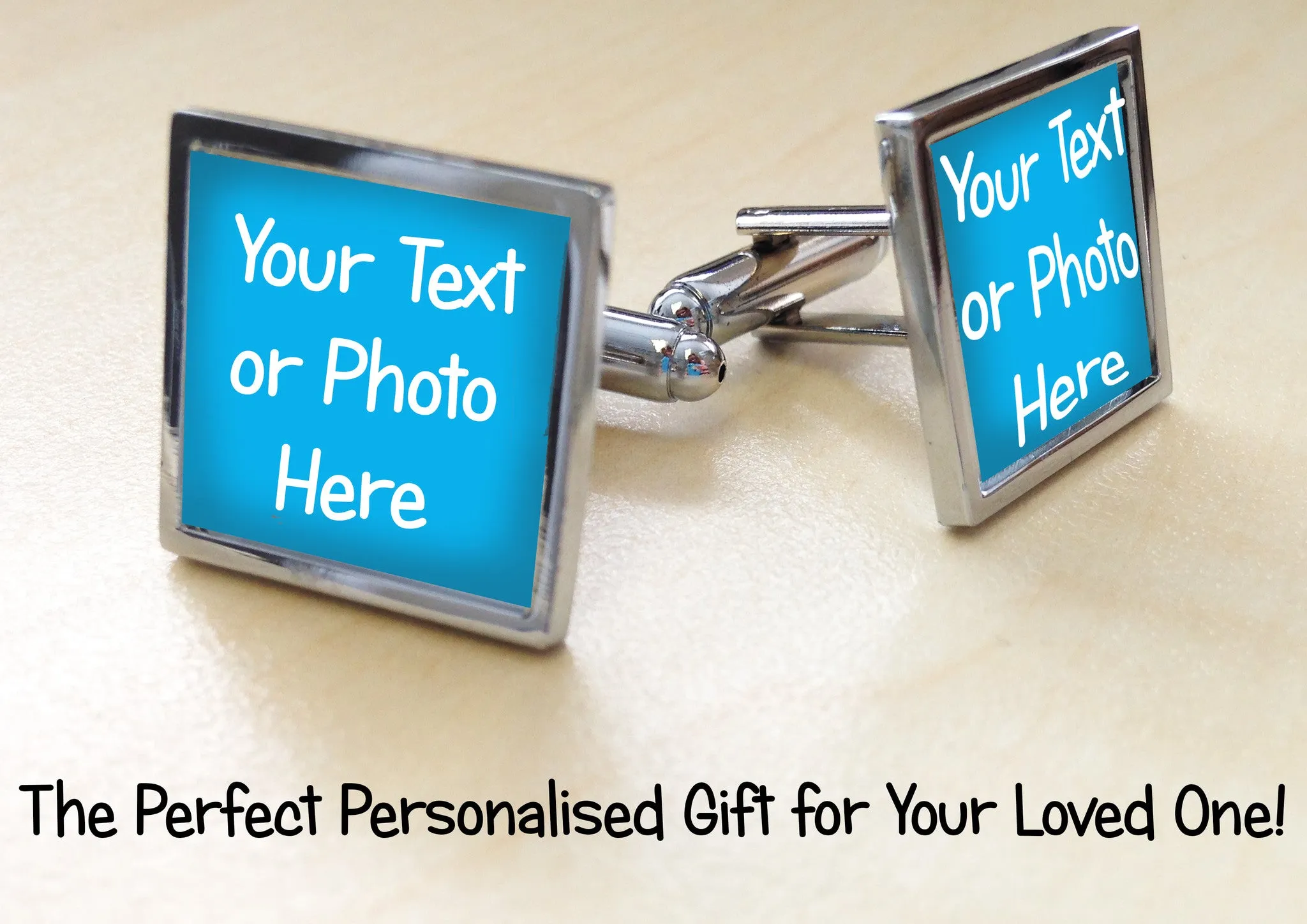 Personalised Square Cufflinks