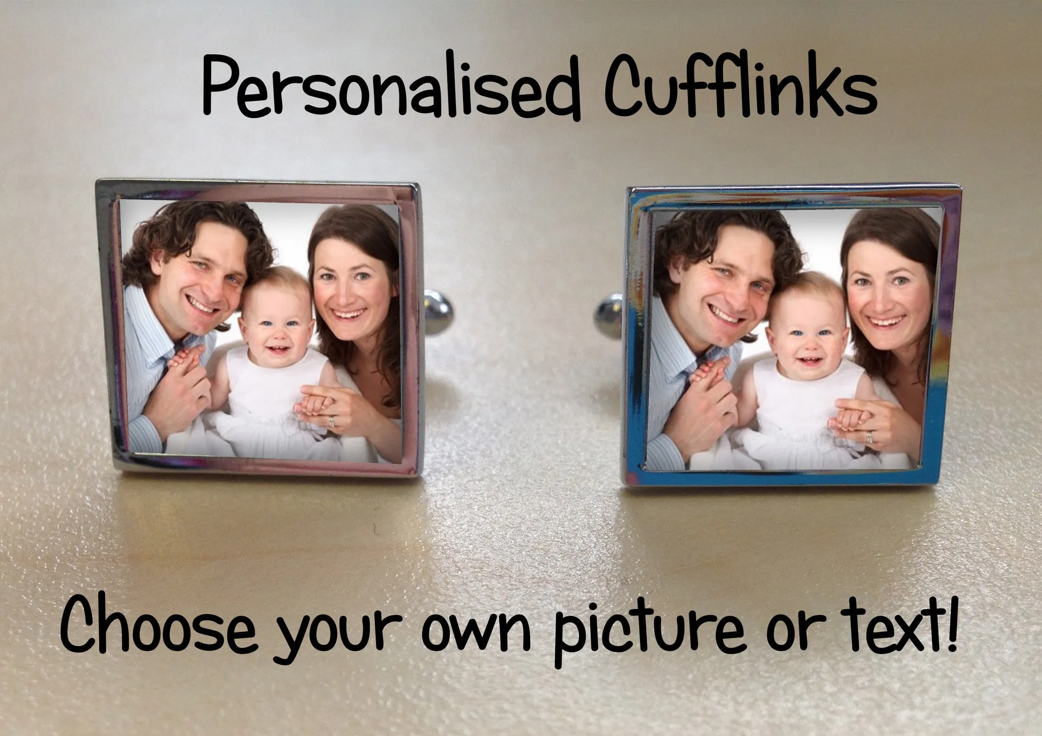 Personalised Square Cufflinks