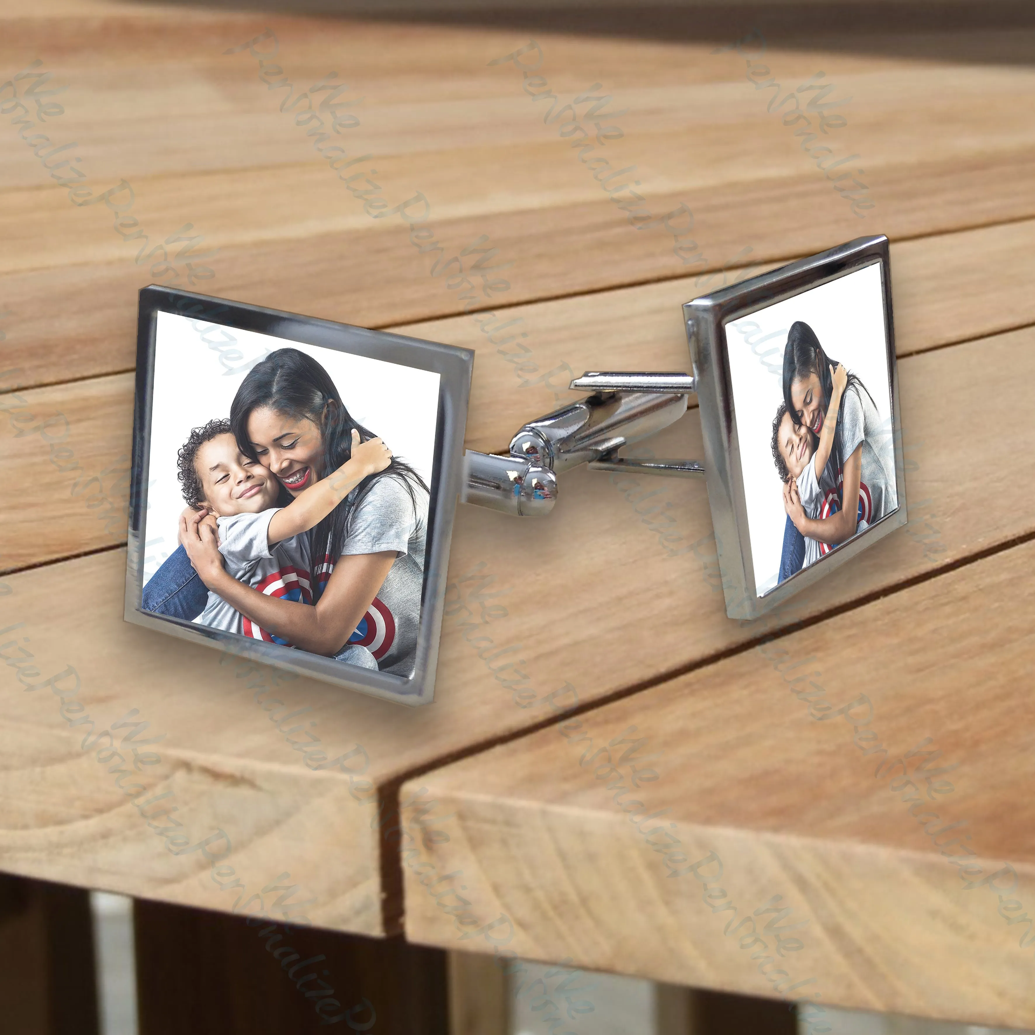 Personalised Square Cufflinks