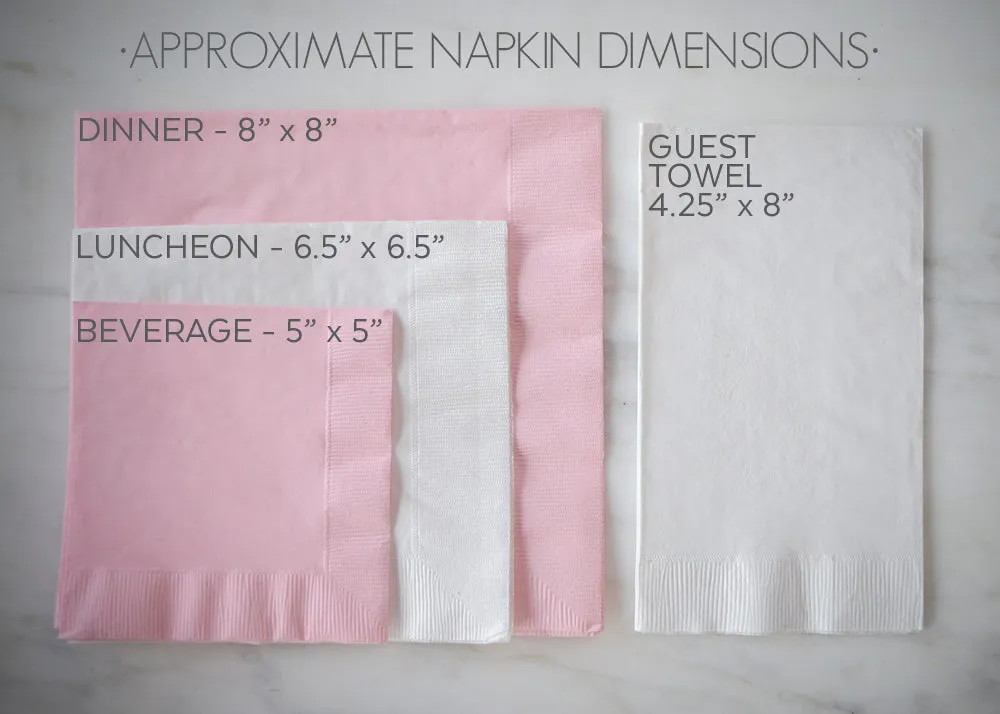 Personalized Custom Logo Printed Napkin