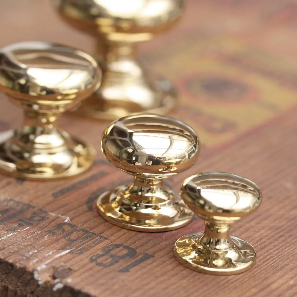 Polished Brass Cabinet Knob