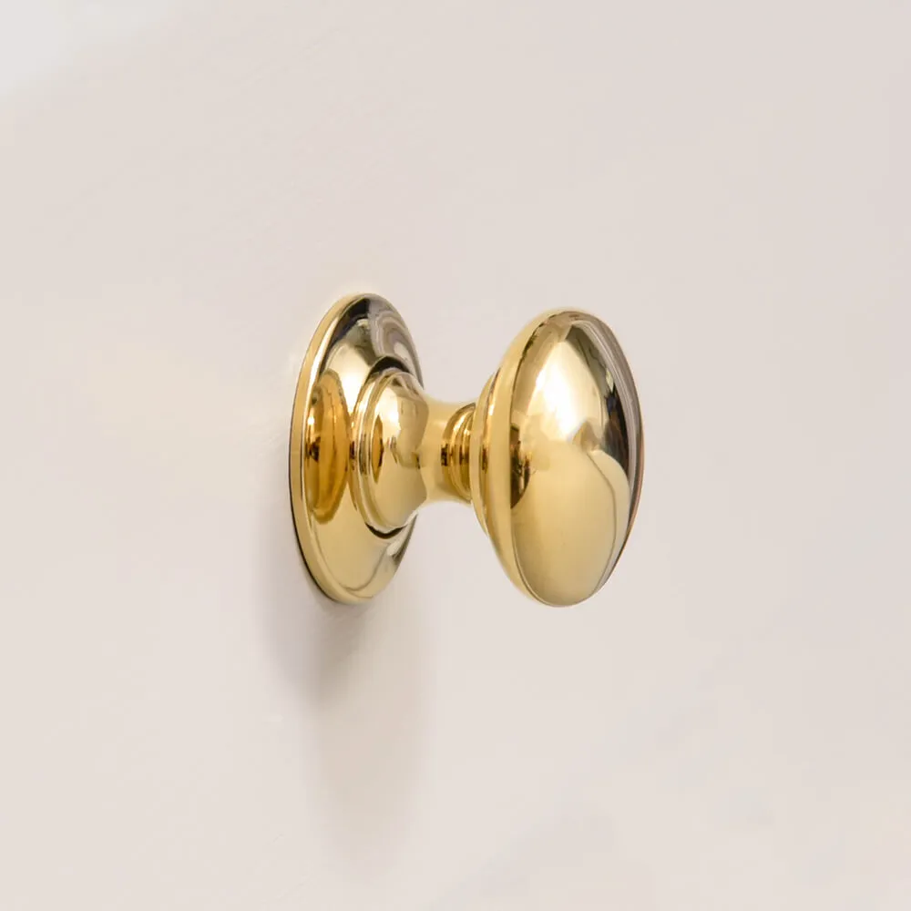 Polished Brass Cabinet Knob