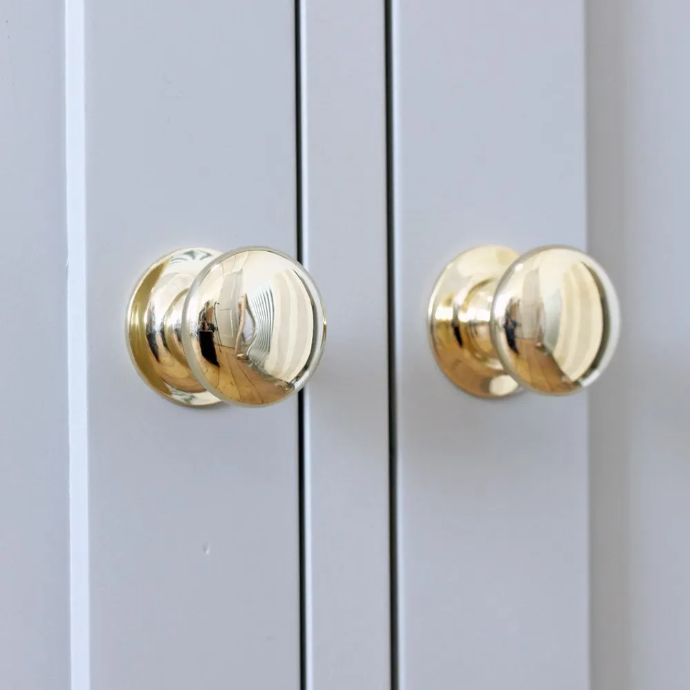Polished Brass Cabinet Knob