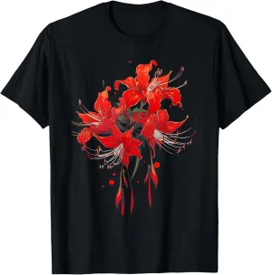 Red Spider Lily | Japan Japanese Aesthetic Manga Anime T-Shirt