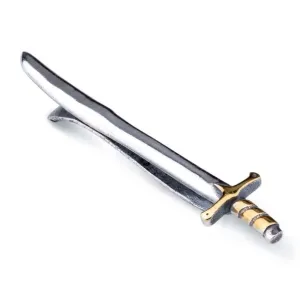 Resurrection Ertugrul Sword Model Silver Tie Clip