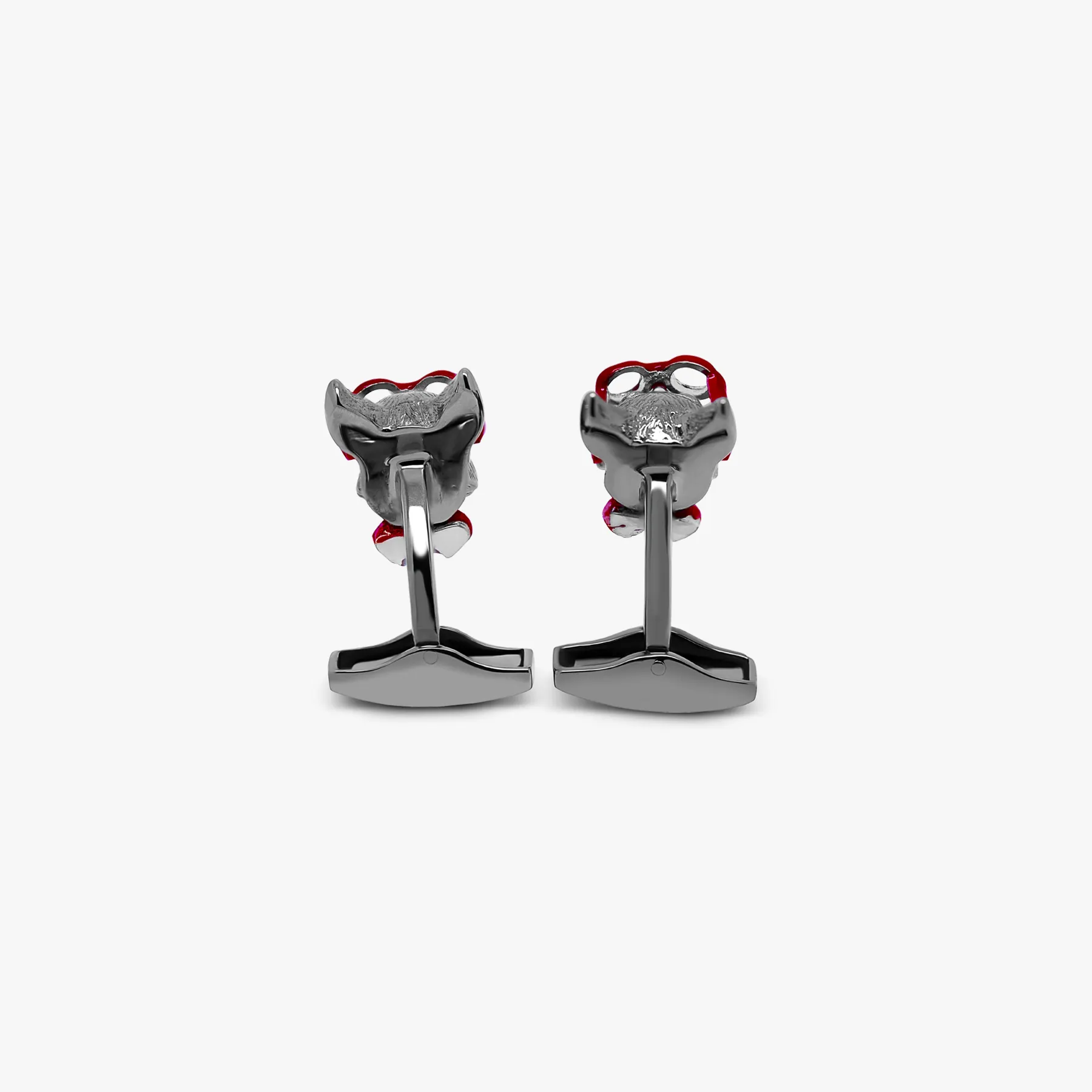 Scottish Terrier cufflinks in sterling silver