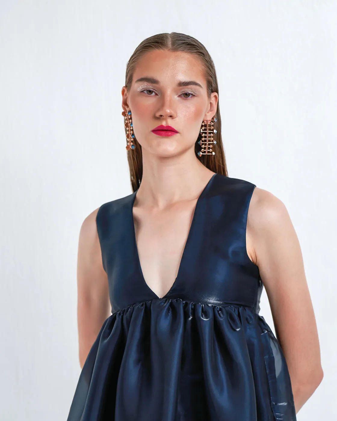 TRINITY LONG TIERED DRESS
