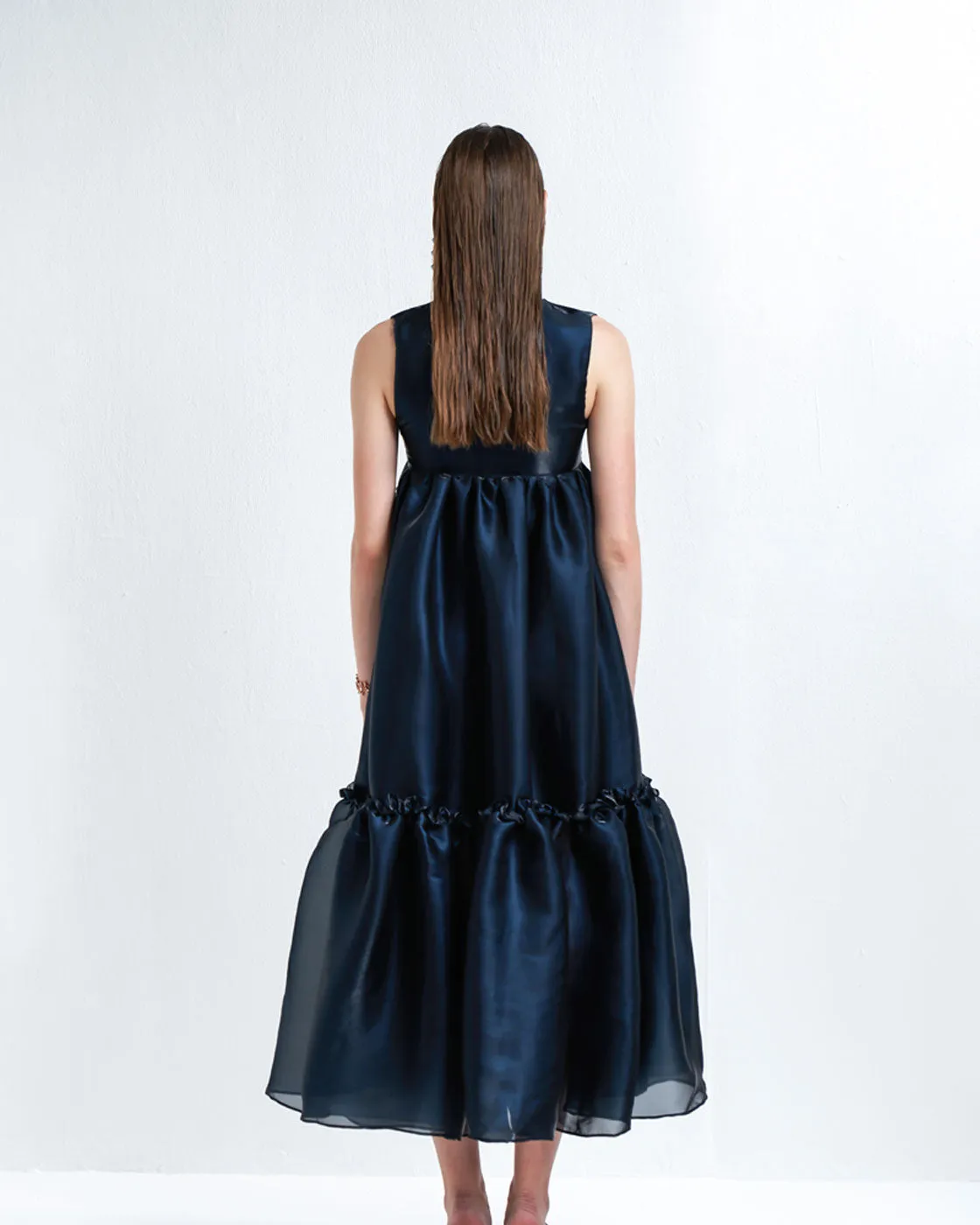 TRINITY LONG TIERED DRESS