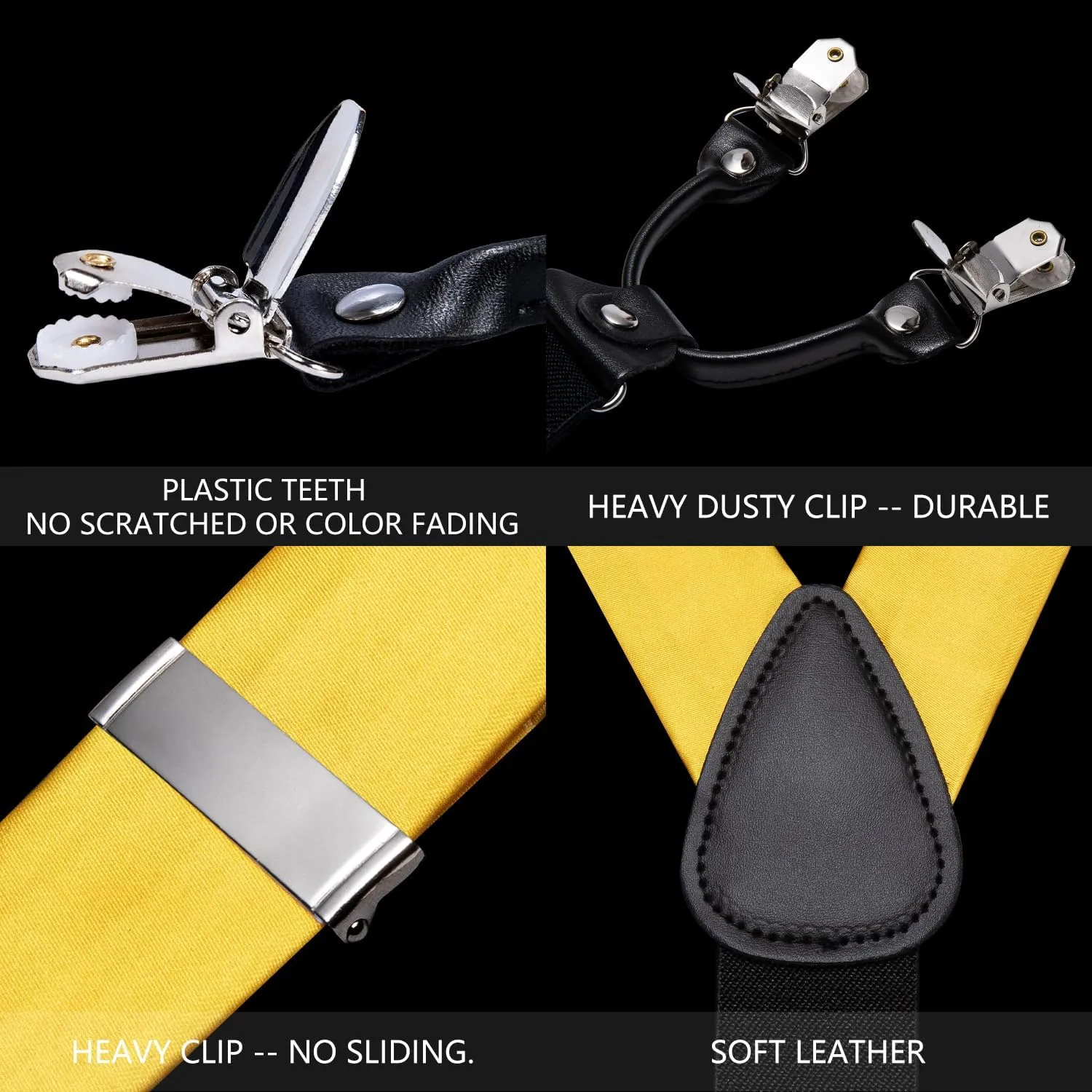YOHOWA Solid Bow Ties for Men Cotton Linen Pre-tied Bow Tie Set with Handkerchief Cufflinks Big and Tall Party Wedding Prom
